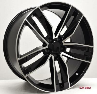 22'' WHEELS FOR CHEVY CAMARO LS, LT, SS 2010-15 (staggered 22x8.5/10'') 5x120