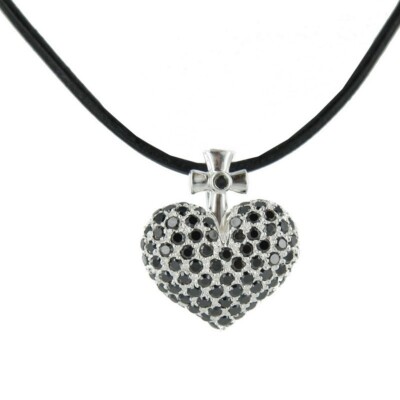 Heartbreaker By Drachenfels Ladies Silver Pendant Necklace My Only One At 51 Bl