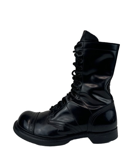 Double H Brand HH Jump Boots Size 9 Tactical Military Cap Toe Black Leather - Picture 8 of 13
