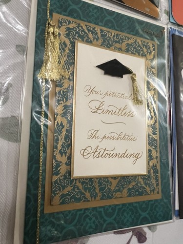 Papyrus Lot Of 4 Graduation Cards Beautiful New Asst 3D Classic Embellishment - Picture 3 of 7