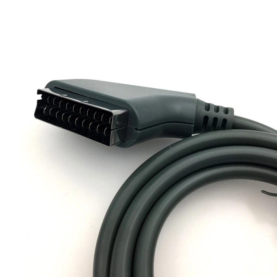 1.8m RGB Scart Video HD TV AV Cable For XBOX 360 Gamepads Game AV Scart Cables - Image 3 of 4