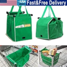 Storage Eco Trolley Cart Bag Foldable Shopping Tote Bags Reusable Grocery Bags