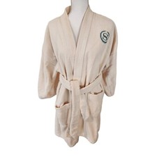Vintage Sheraton Sea Island Terry Velour Robe OS One Size Ivory Private Resort