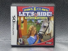 Nintendo DS Paws & Claws Lets Ride Friends Forever Tested Working E Video Game