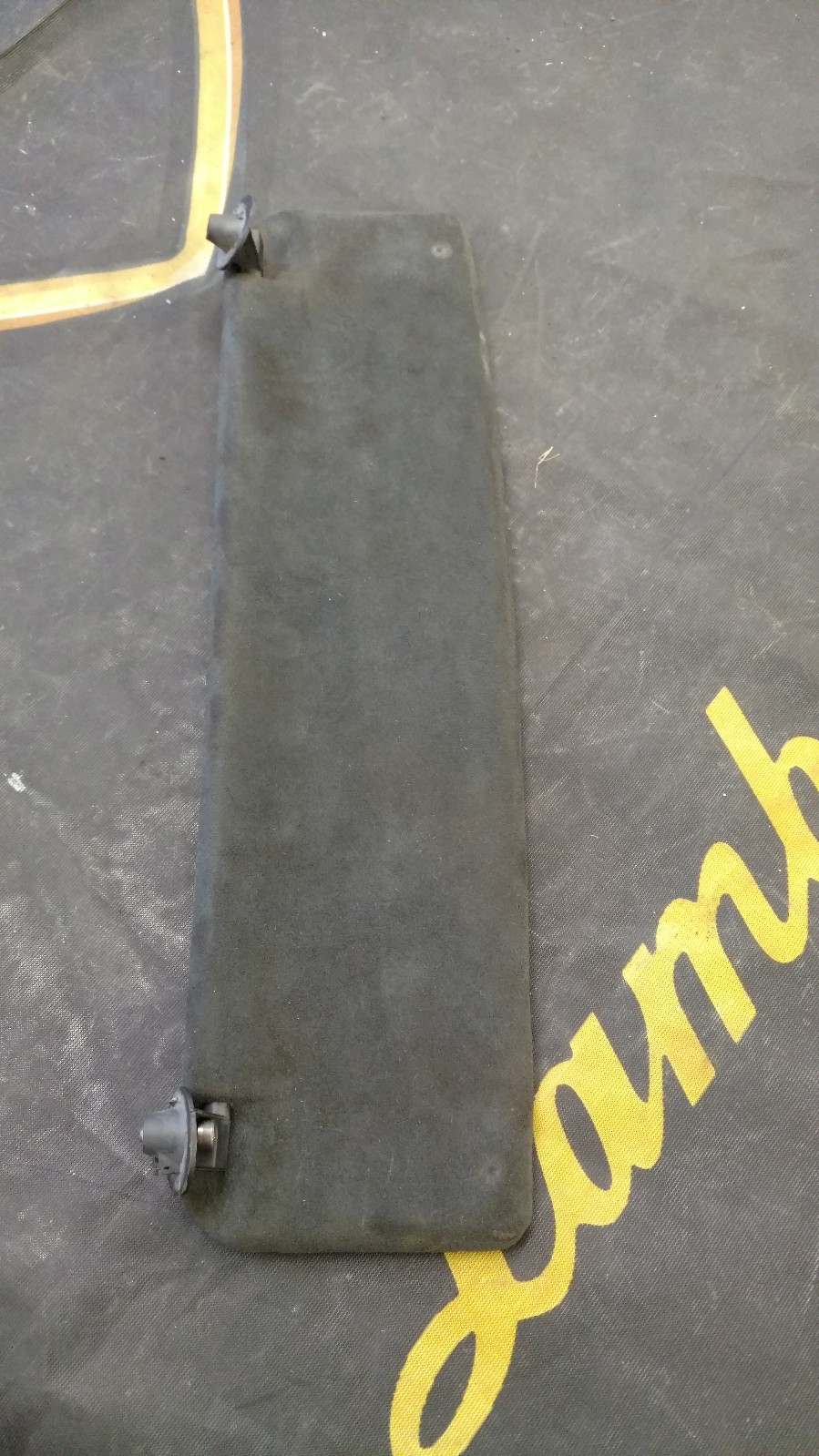 LAMBORGHINI GALLARDO SPYDER INTERIOR DRIVER LEFT SIDE SUN VISOR OEM 407857551