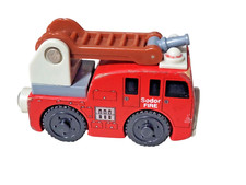 Thomas  Friends Wooden Railway Sodor Hook  Ladder Fire Truck Magnetic