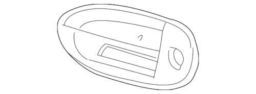 Manija exterior de puerta delantera para Ford Mercury Sable 2003-2007 (N/P 4F1Z-5422405-BB)