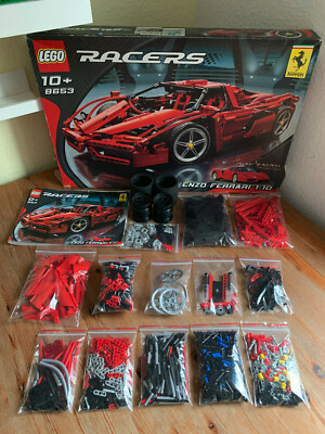 LEGO Racers Enzo Ferrari 1:10 (8653) - sortiert, gereinigt und 