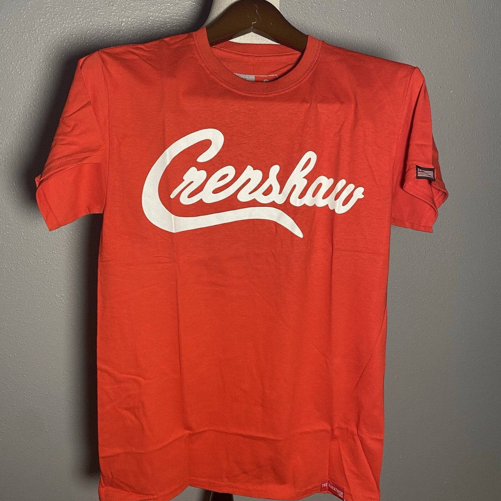 The Marathon Clothing Crenshaw Nipsey Hussle Size Small Red T-shirt Album Rap