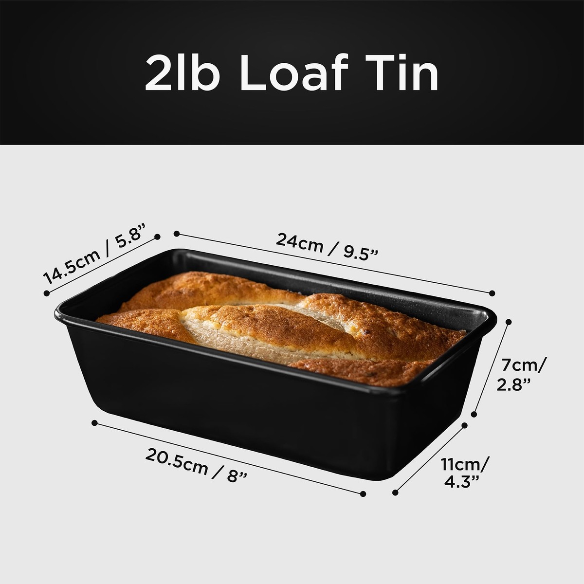 Cake Pan 2lb Loaf Tin Measurements Lb Bread Pan Cake Tin Size 2lb