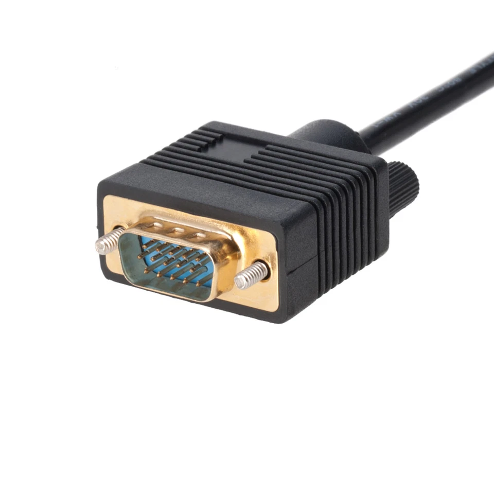 SVGA Male Monitor Cable Super Vga Cord 15 Pin 3ft 6ft 10ft 15ft 25ft 50ft lot - Image 4 of 4