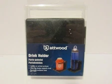 Attwood Marine Black Dual Ring Flip-Up Drink Holder 2445-7
