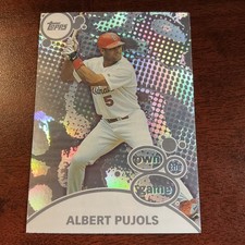 2003 Topps Own the Game #OG18 Albert Pujols St. Louis Cardinals AL ROY 2001