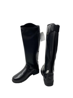 Synthetische lange Reitstiefel Rhinegold Nebraska   schwarz, Größe 39 B-WARE