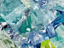 $5.00 Art Supplies– 100 Collage Pieces 3x4 for Art & Junk Journals, Mixed Media