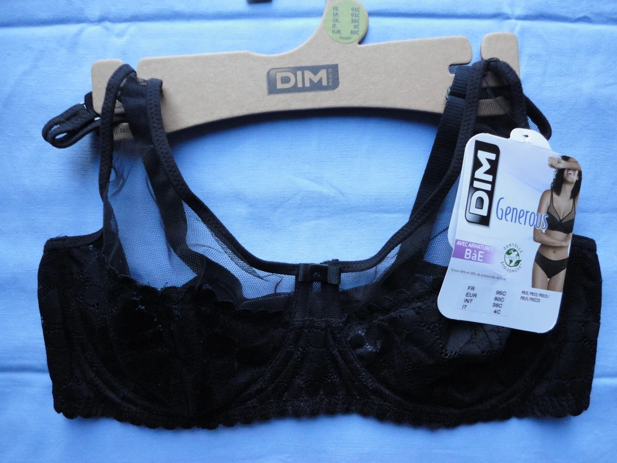 Soutien-gorge Dim Violet Taille 95C - Neuf Avec étiquettes (prix D'origine 45€)