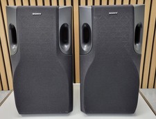 Sony SS-LB355 3-Wege Lautsprecher HiFi Boxen Bassreflex Vintage Schwarz Paar