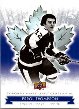 2017 UD Errol Thompson #6 Maple Leafs