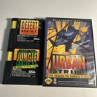 Desert Strike, Jungle Strike, Urban Strike (Sega Genesis) Authentic Cartridges