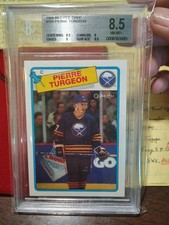 1988 O-Pee-Chee Pierre Turgeon #194  Graded BGS 8.5 Nice  Rookie Card. rookie card picture