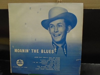 HANK WILLIAMS ''10'' LP '' MOANIN` THE BLUES '' Or.UK MGM EX++ COND.IN COMPANY SL.