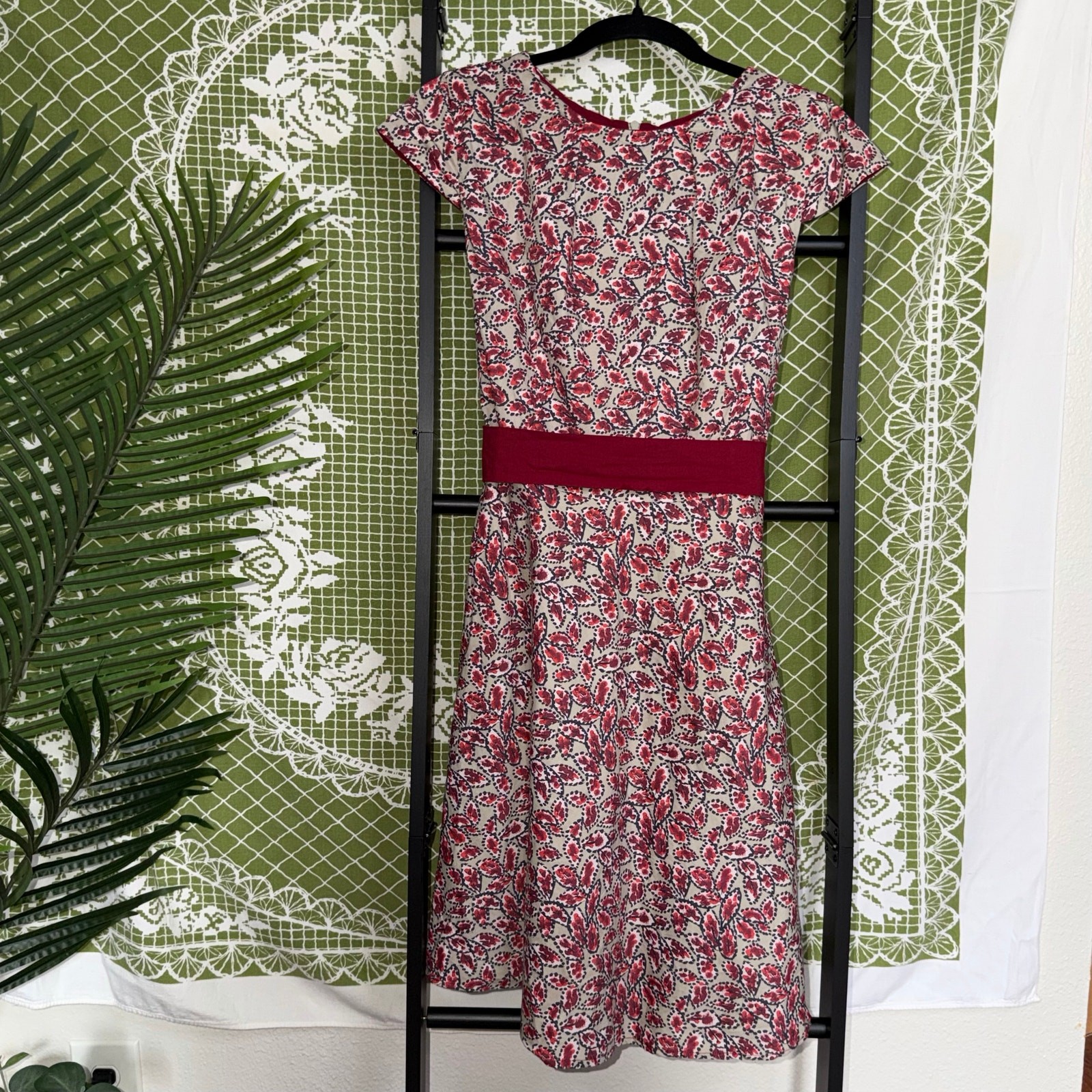 Yaly Couture Custom Handmade Floral Mini Dress image 3