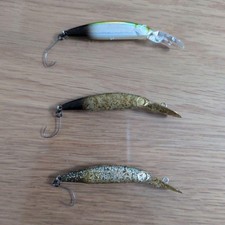 Smith Still T2 Wakasagi BT Mazecha Gold BT Earth Clear BT Jerkbait, Used