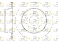 Roadhouse 2X Bremsscheibe Ø258Mm Hinten Voll FüR Mercedes-Benz A-Klasse B-Klasse