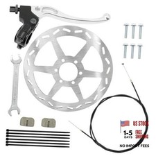Mini Bike Brake Lever Kit for 7/8" 22mm Handlebars with 180mm Disc Brake