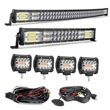 50" 22" Curved LED Light Bar - Off Road Light - 4pcs - 60W