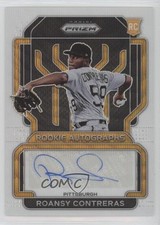 2022 Panini Prizm Rookie White Wave 3/50 Roansy Contreras #RA-RY Auto 5ov