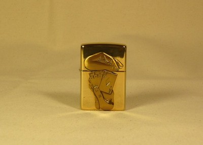ZIPPO Barrett Smythe SURPRISE! Full House Messing Feuerzeug - 1999 - Neuwertig