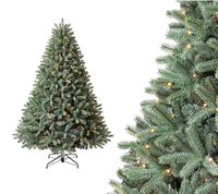 Weihnachtsbaum KüNstlicher Tannenbaum Led-Beleuchtung Fichte 210Cm