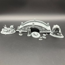 Reaper Bones 5 Bridge Troll Toll Terrain Lot RPG Role Playing Miniatures