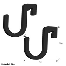 2pcs/set Umbrella Car Boot Trunk Organiser Home Mount Holder Hanger Hook Clip US