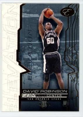 2007-08 Bowman Elevation Blue 50/99 David Robinson #45 HOF 1rl6