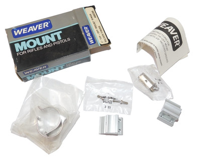 Weaver 49039 1'' Tip Off Mount Rings Silver AI703