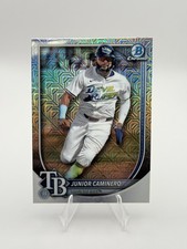 2025 Bowman Chrome - Junior Caminero #80 Mega Box Mojo Refractor