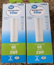Refrigerator Water Filter GE XWF Replacement Lot of 2