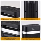 1500W Portable Ceramic Space Heater With Remote Oscillation 4 Modes