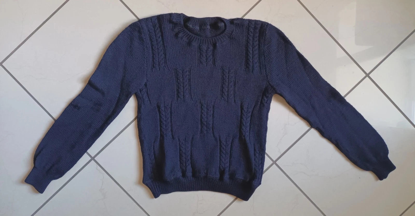 VINTAGE wool PULLOVER winter JUMPER wool men