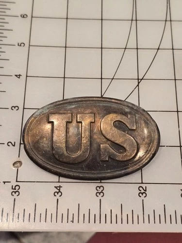 Reproduction Civil War US Union Cartridge Box Plate 4438