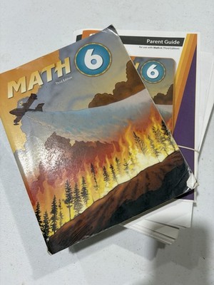 MATH 6 Bundle - Paperback, by BJU Press 