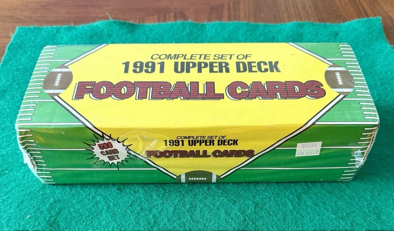 1991 Upper Deck Football Complete (1-500) Factory Sealed Set Brett Favre RC HOF