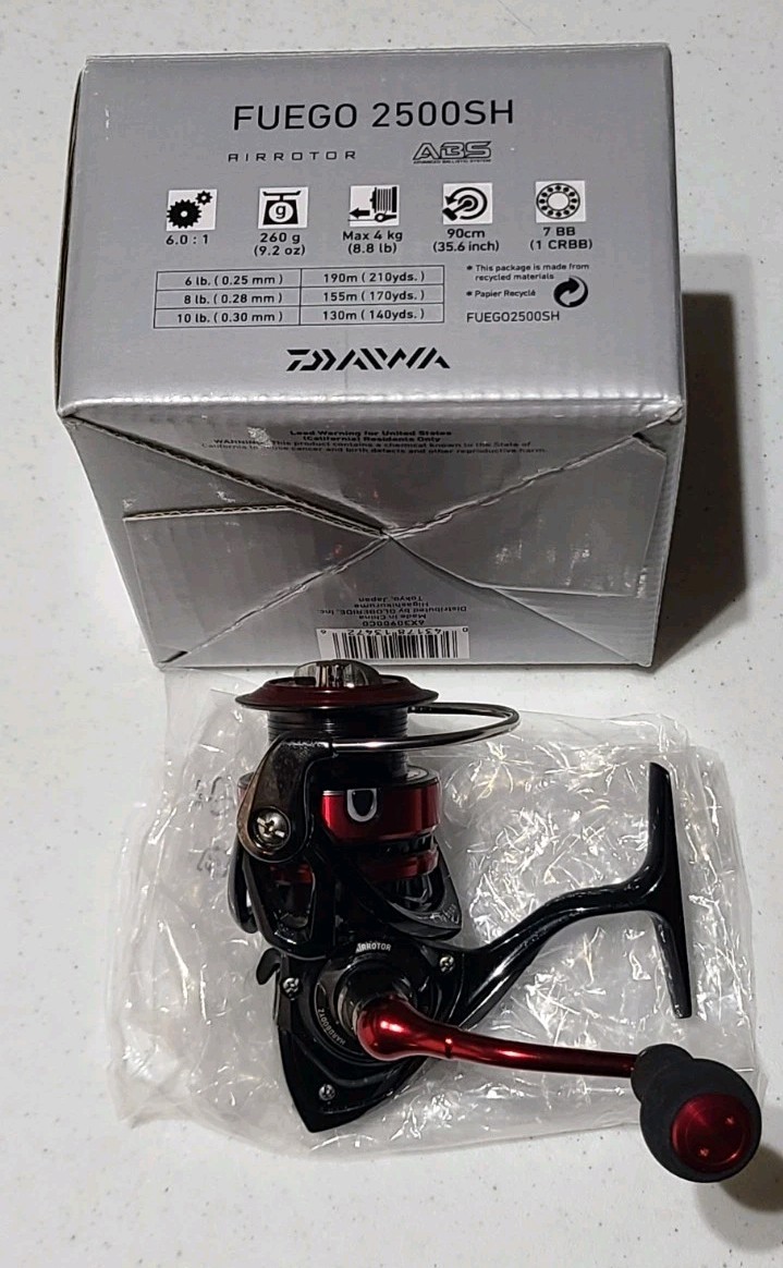 DAIWA FUEGO 2500SH SPINNING REEL