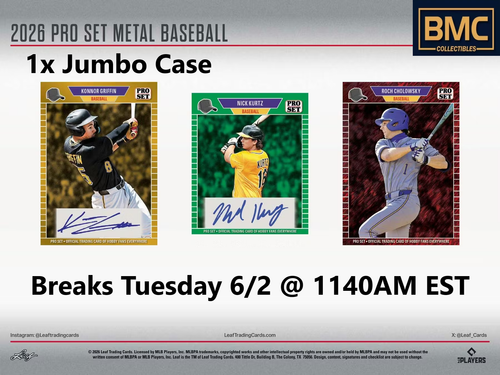 Dave Winfield 2026 Leaf Pro Set Metal Baseball Jumbo 1x Case Break #2