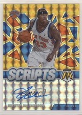 2020-21 Panini Mosaic Scripts Gold Prizm Quentin Richardson #SC-QRI Auto 3c7