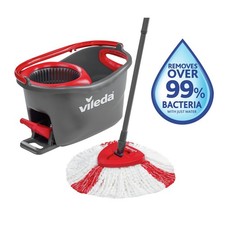 Vileda Easy Wring & Clean Turbo Mop & Bucket Set - 1 Year Guarantee
