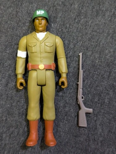 Super7 GI JOE ReAction Series MP Military Police (Brown) 3.75" Complete (2022)