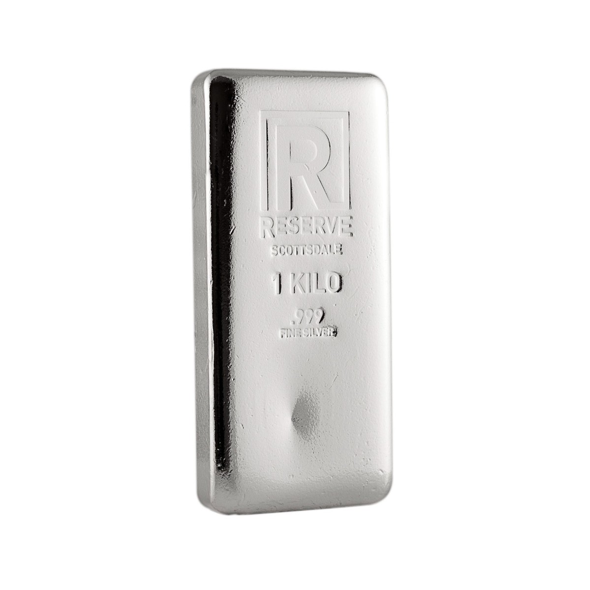 1 Kilo .999 Silver Bar RESERVE (Type I) - Cast Silver Bullion Bar